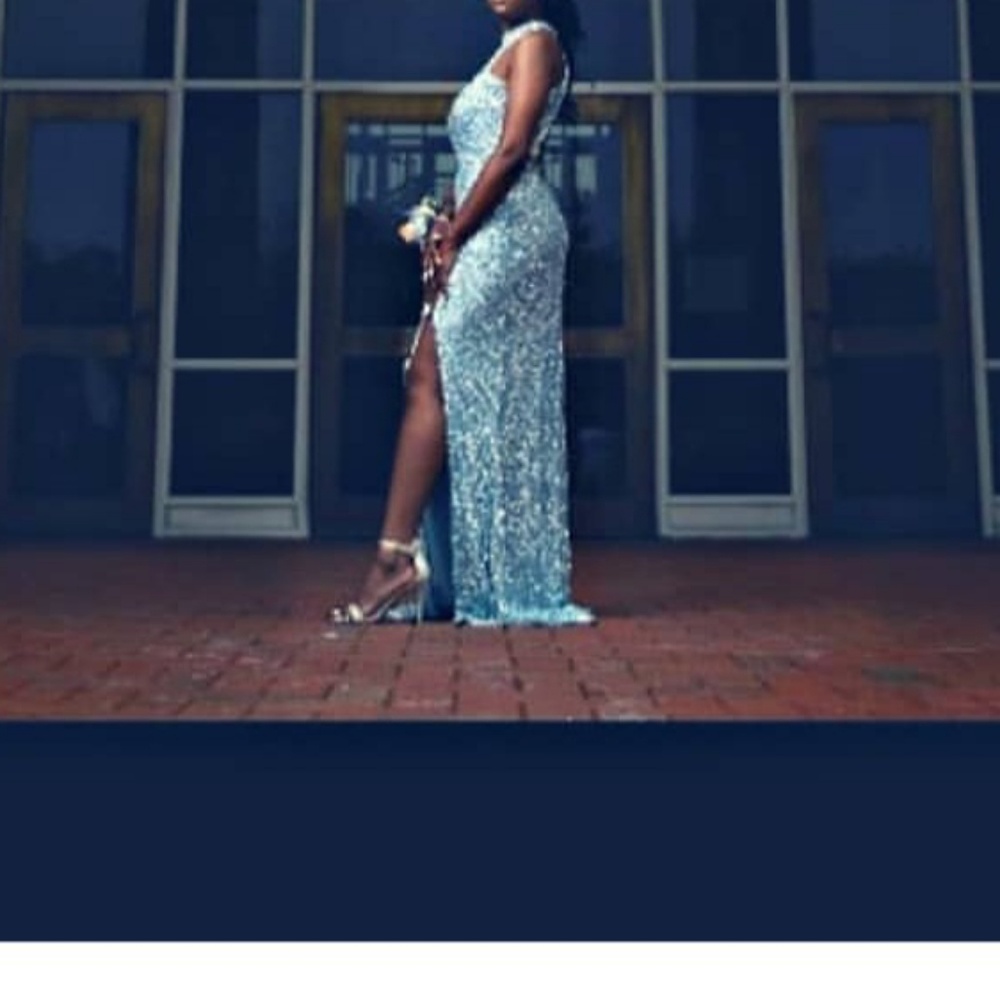 Camille la vie blue dress